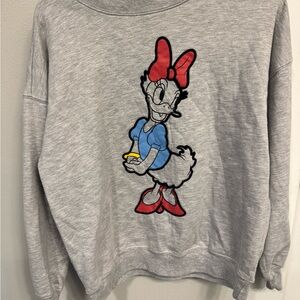 Disney Daisy Duck Graphic Crewneck Sweatshirt